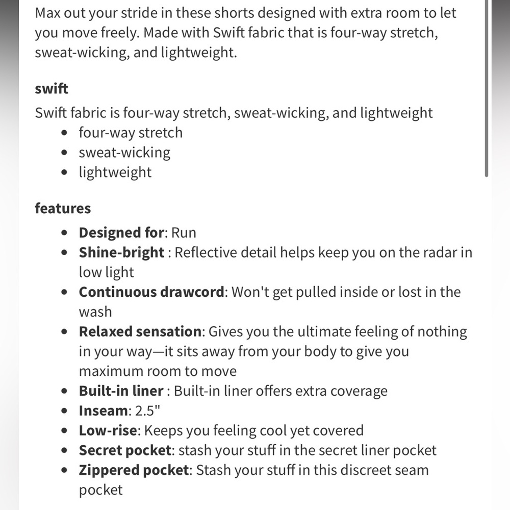 Lululemon Hotty Hot Short II Low Rise Black and Gray Athletic Shorts - Picture 3 of 11